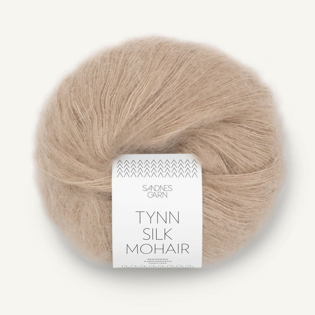 Tynd Silk Mohair garn fra Sandnes Garn Lys beige