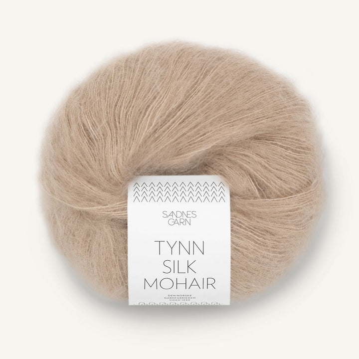 Tynd Silk Mohair garn fra Sandnes Garn Lys beige