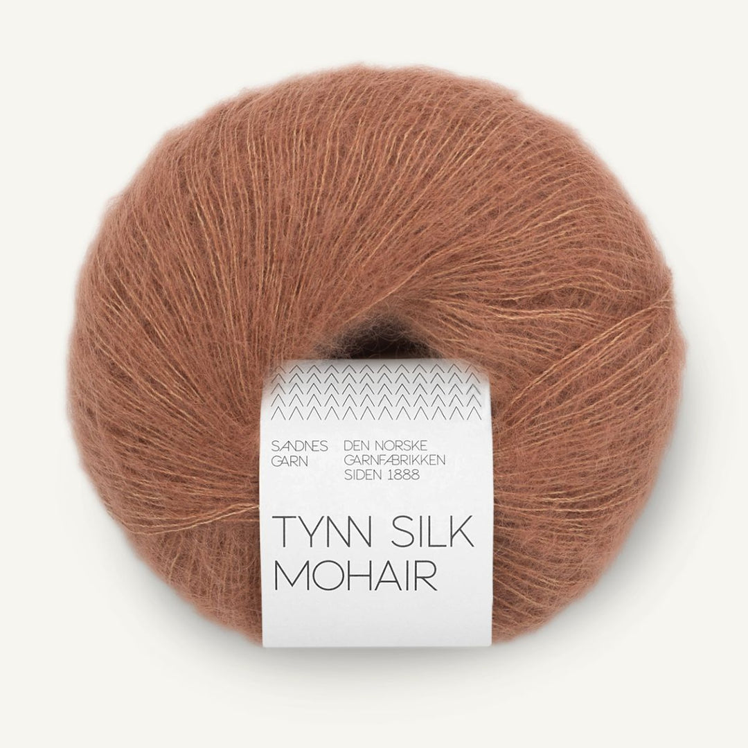 Tynd Silk Mohair garn fra Sandnes Garn Mocha Mousse