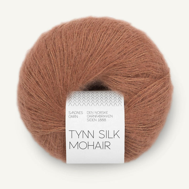 Tynd Silk Mohair garn fra Sandnes Garn Mocha Mousse