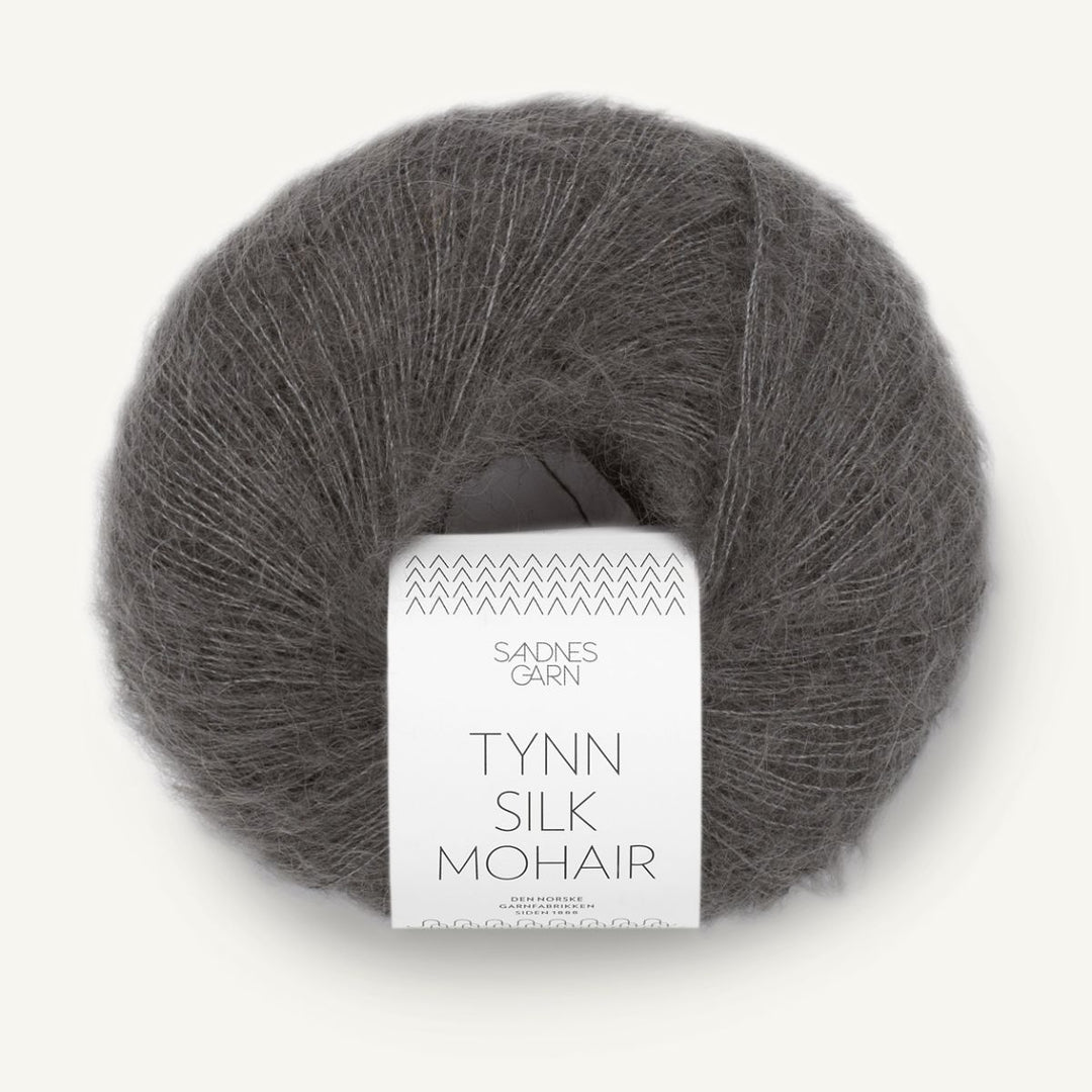Tynd Silk Mohair garn fra Sandnes Garn Bristol black
