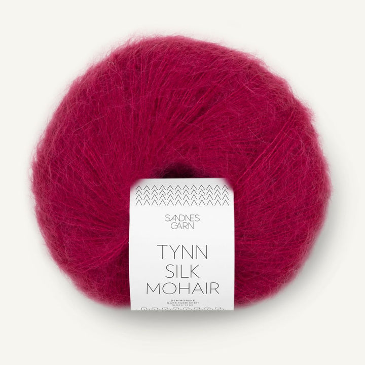 Tynd Silk Mohair garn fra Sandnes Garn Rumbo red