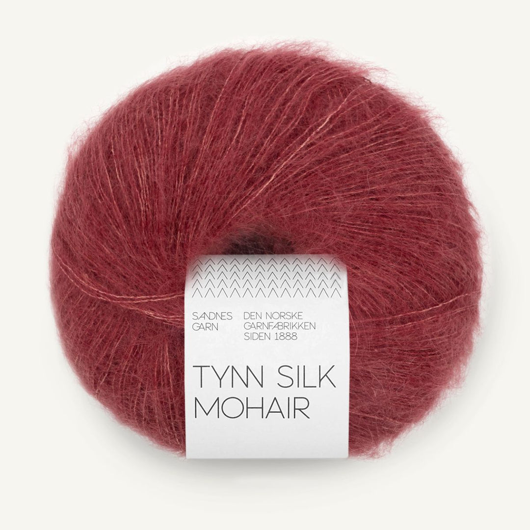 Tynd Silk Mohair garn fra Sandnes Garn Rustic rose