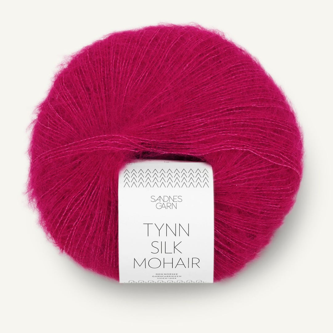 Tynd Silk Mohair garn fra Sandnes Garn Jazzy pink