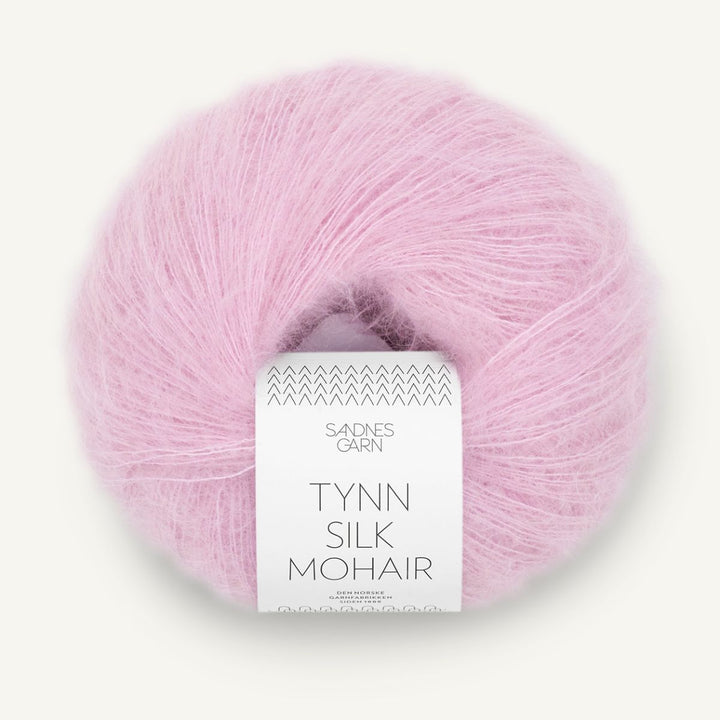 Tynd Silk Mohair garn fra Sandnes Garn Pink lilac
