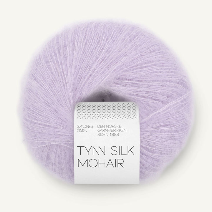 Tynd Silk Mohair garn fra Sandnes Garn Lavendel