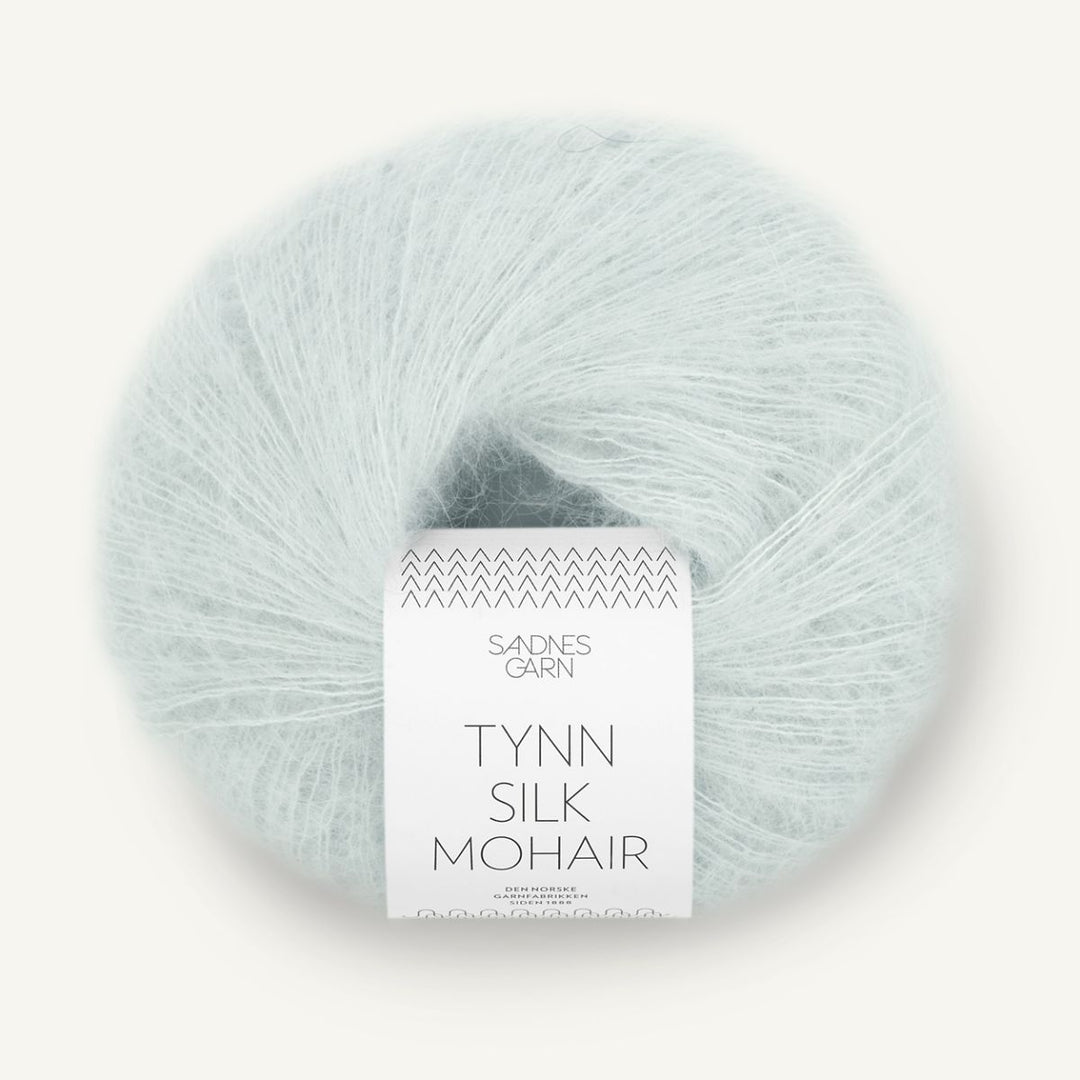 Tynd Silk Mohair garn fra Sandnes Garn Artic Ice