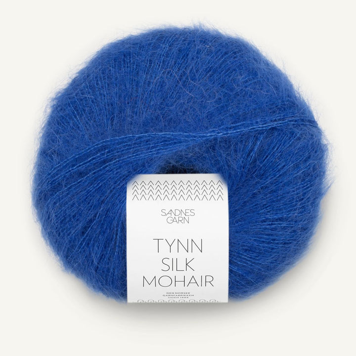 Tynd Silk Mohair garn fra Sandnes Garn Dazzeling blue