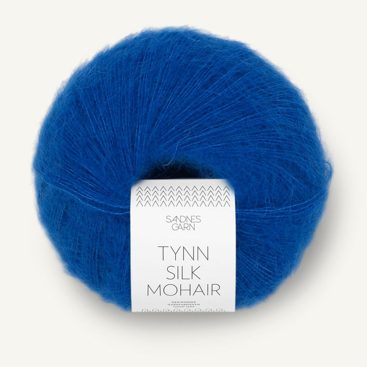 Tynd Silk Mohair garn fra Sandnes Garn Jolly blue