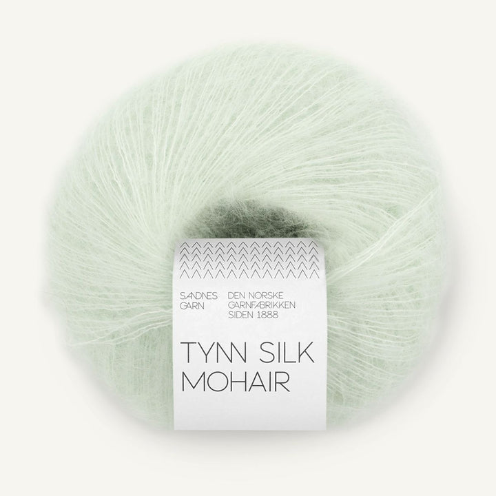 Tynd Silk Mohair garn fra Sandnes Garn Mint green