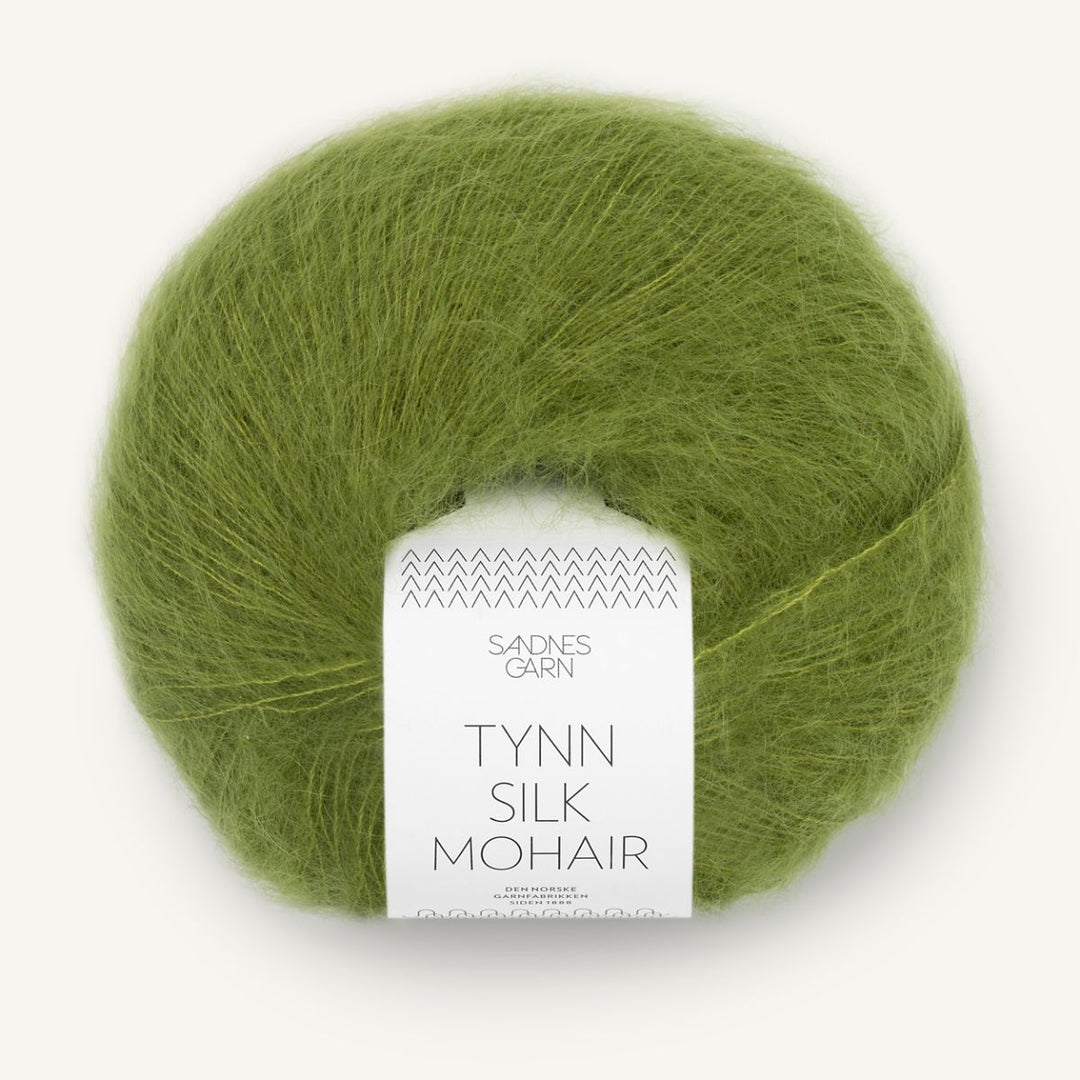 Tynd Silk Mohair garn fra Sandnes Garn Matcha