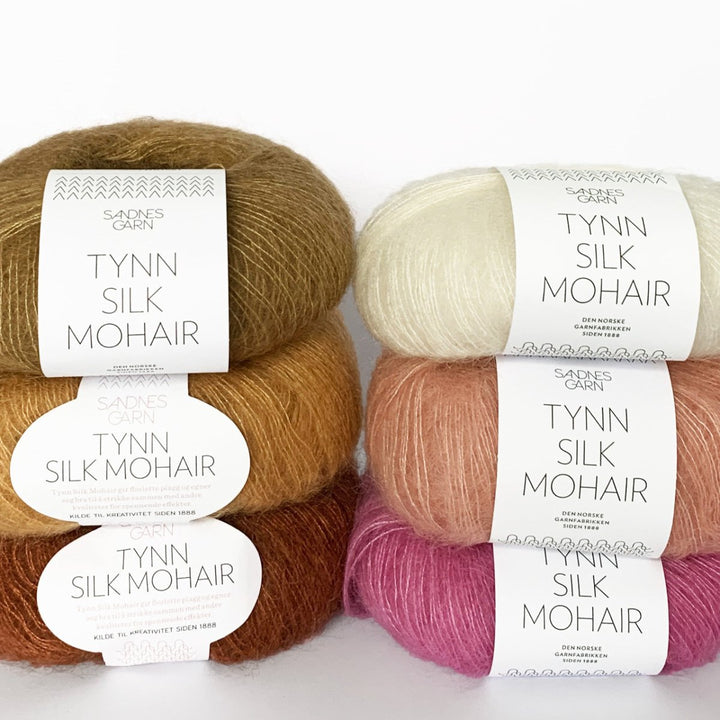 Tynd Silk Mohair garn fra Sandnes Garn