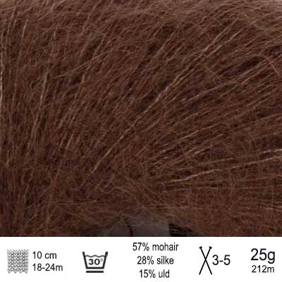 Tynd Silk Mohair garn fra Sandnes Garn