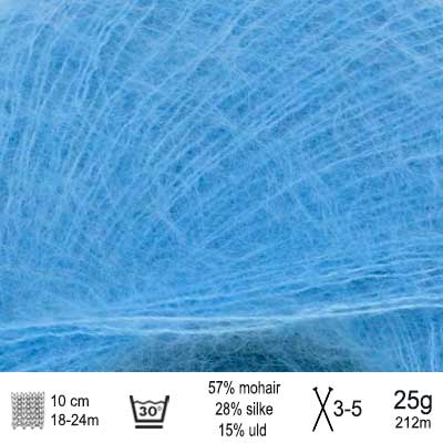 Tynd Silk Mohair garn fra Sandnes Garn