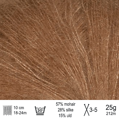 Tynd Silk Mohair garn fra Sandnes Garn