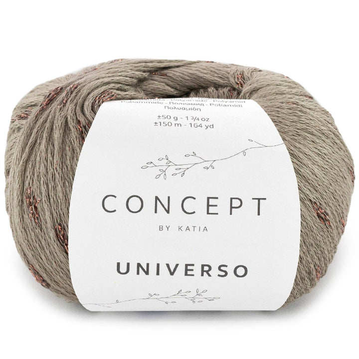 Universo garn Concept fra Katia Pale brown-Copper