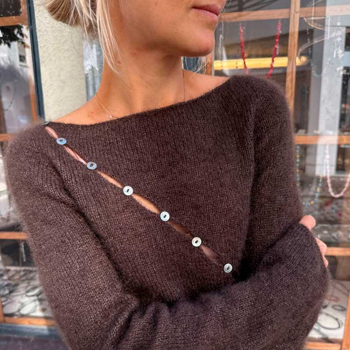 Valerie Blouse fra PetiteKnit (Opskrift i fysisk papirudgave)