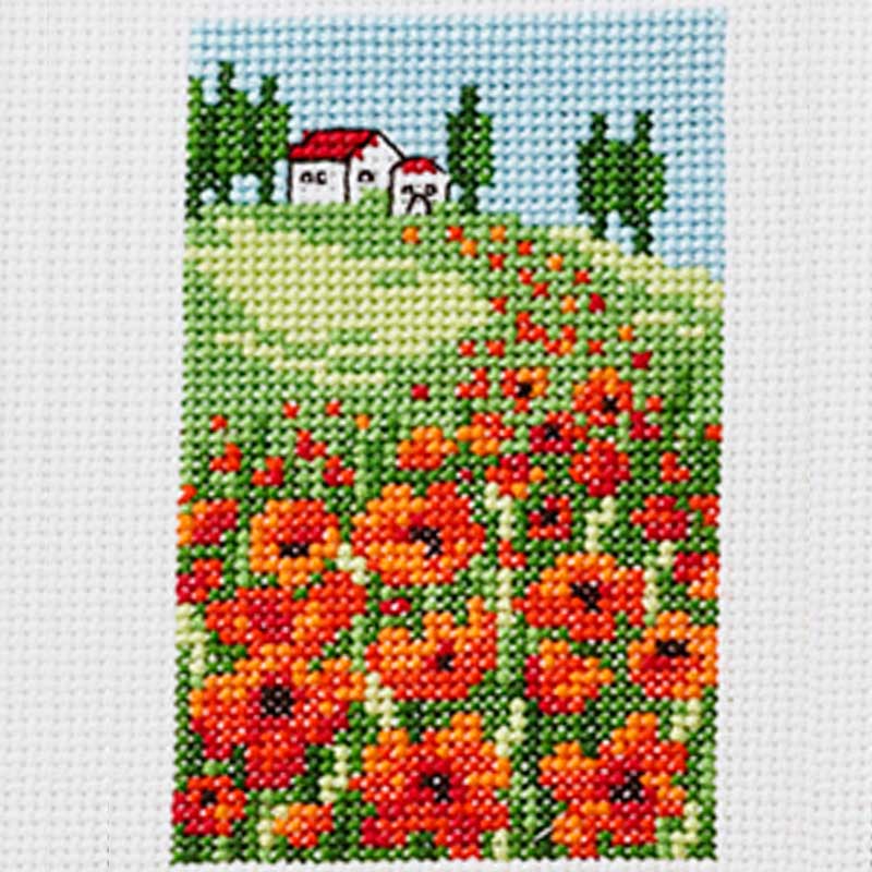 Broderikit Valmuer fra Permin