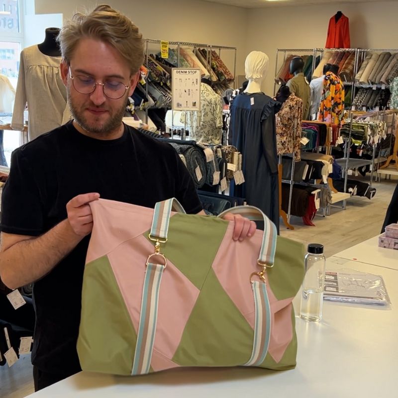 Vandafvisende stof i gammel rosa - KreStoffer