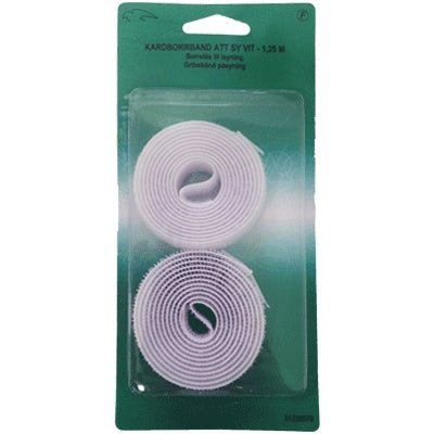 Velcro til påsyning hvid