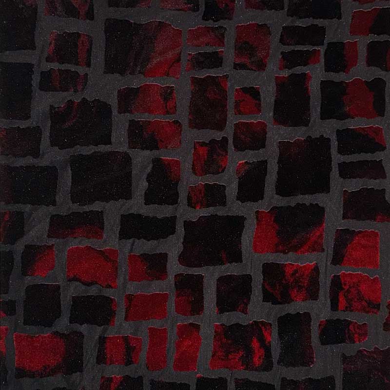 Velour ausbrenner mønster Cruel Passion