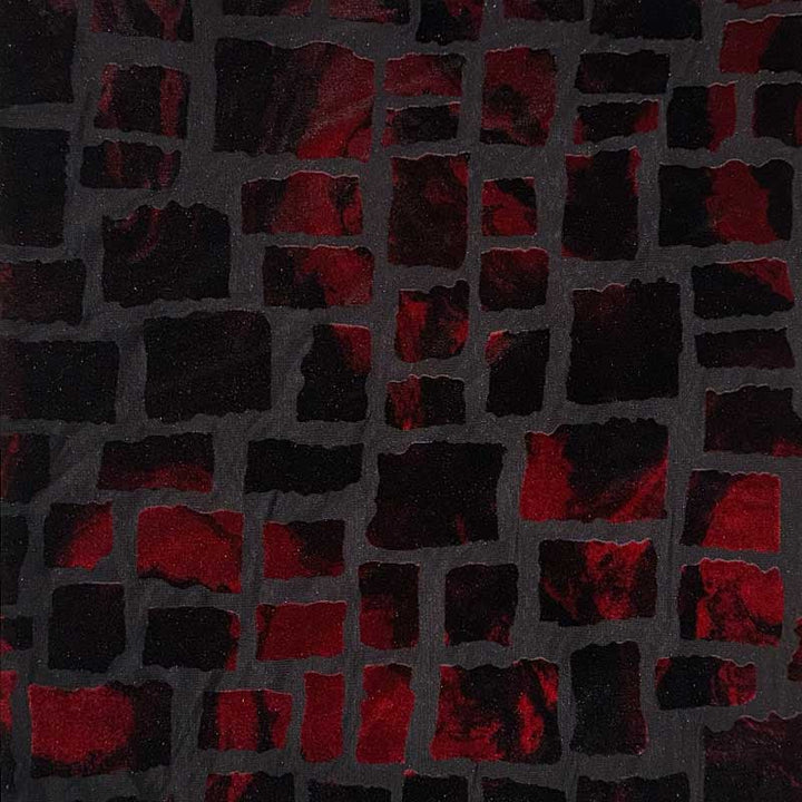 Velour ausbrenner mønster Cruel Passion