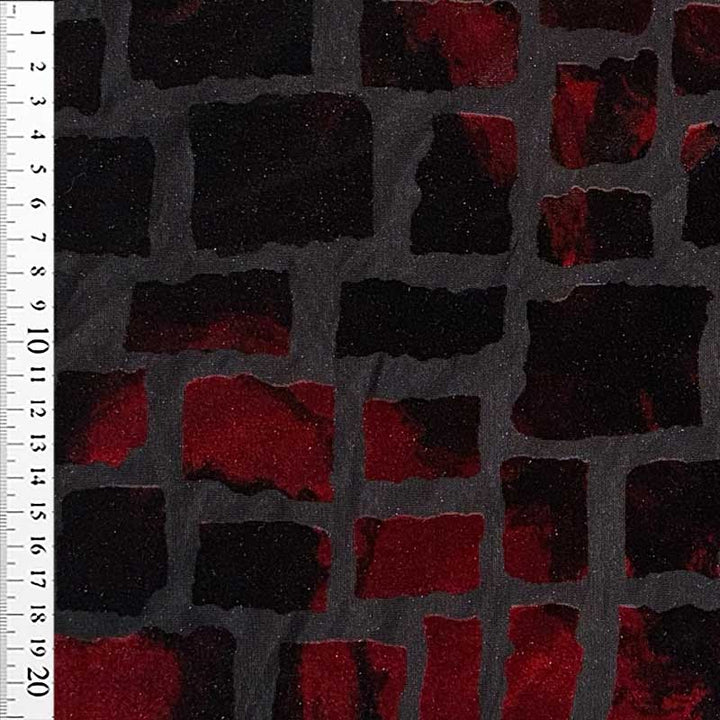 Velour ausbrenner mønster Cruel Passion