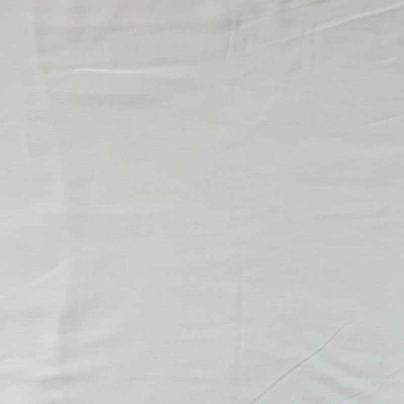 Ensfarvet fast viscose i ecru