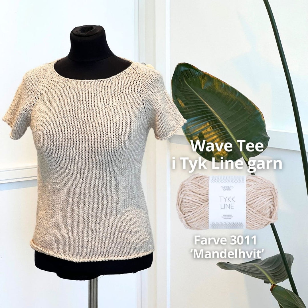 Wave Tee fra PetiteKnit (Opskrift i fysisk papirudgave)