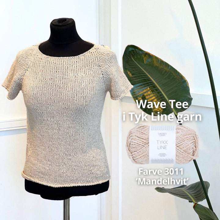 Wave Tee fra PetiteKnit (Opskrift i fysisk papirudgave)