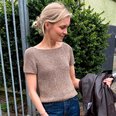 Garnpakke Wave Tee fra PetiteKnit i Tyk Line garn