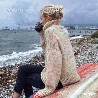 Wednesday Sweater fra PetiteKnit (Opskrift i fysisk papirudgave) - KreStoffer