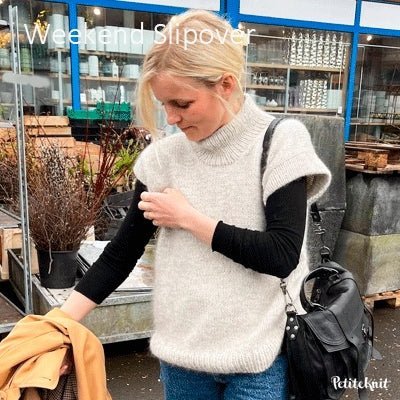 Weekend Slipover fra PetiteKnit (Opskrift i fysisk papirudgave)