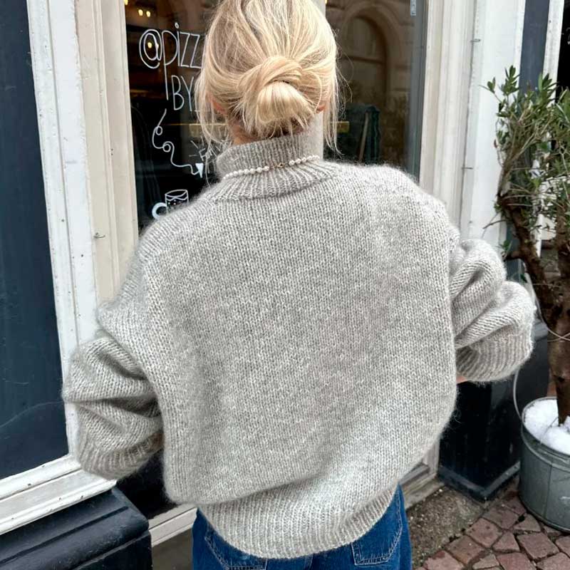 Strikkekit Weekend sweater i Peer Gynt & Tynd Silk Mohair