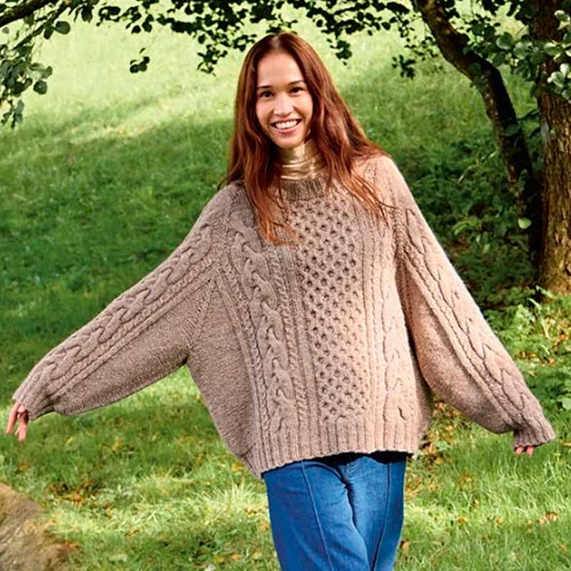 Strikkekit Wilbur Sweater 2513-4 i Atlas garn
