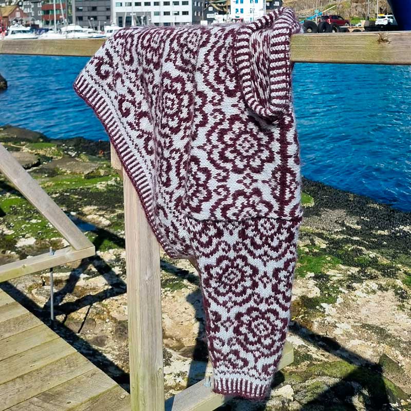 Wild Bloom Sweater i Daisy og Brushed Alpaca Silk