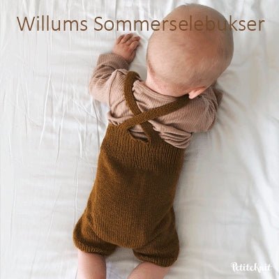 Willums Sommerselebukser fra PetiteKnit (Opskrift i fysisk papirudgave) - KreStoffer