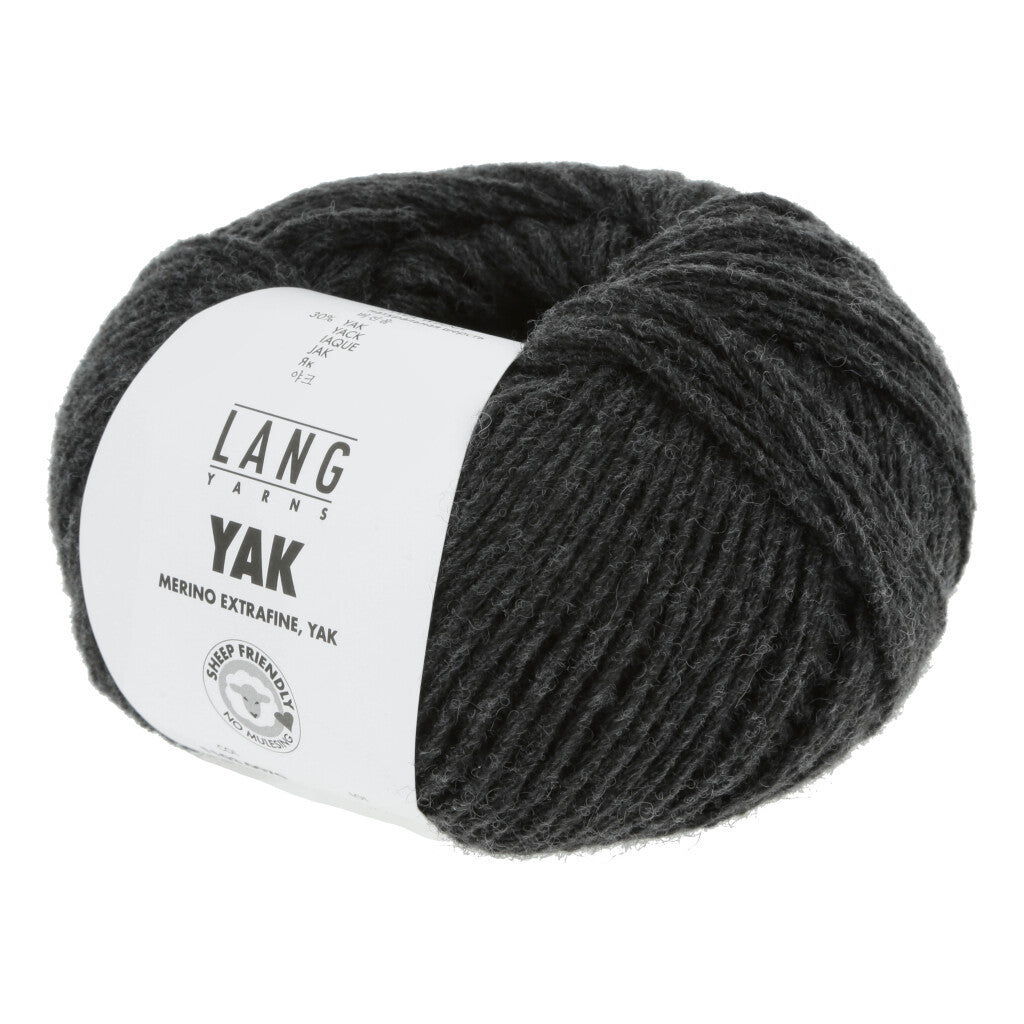 Yak garn fra Lang Yarns Grafitgrå