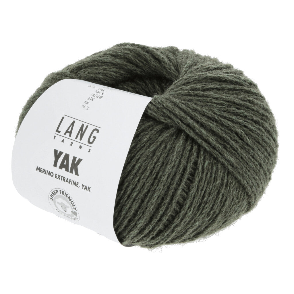 Yak garn fra Lang Yarns Olivengrøn