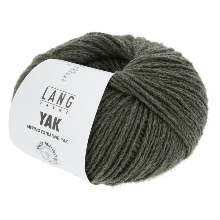 Yak garn fra Lang Yarns Olivengrøn