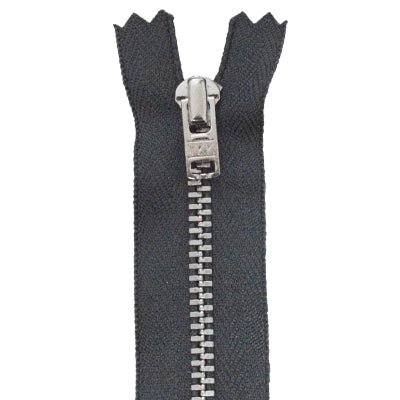YKK Jeans lynlås 8-20 cm, grå - KreStoffer