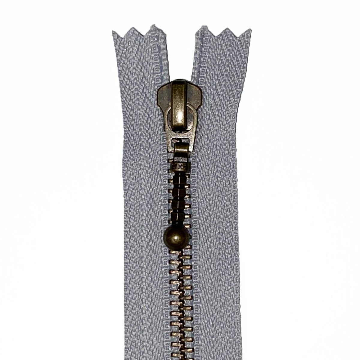 YKK kuglelynlås 45 cm, lys grå