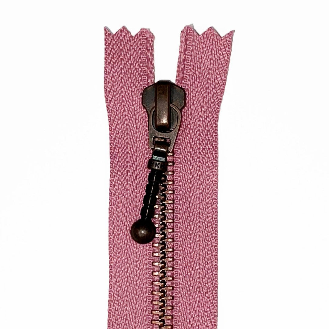 YKK kuglelynlås 20-35 cm lyserød