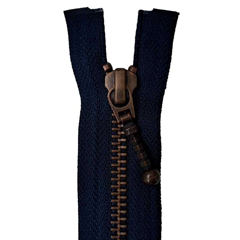 YKK kuglelynlås 20-35 cm Marine