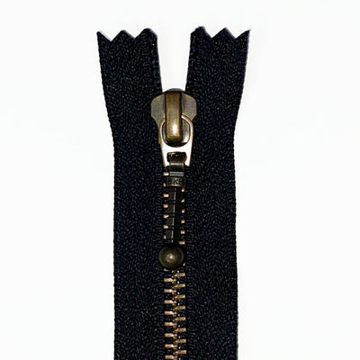YKK kuglelynlås 20-35 cm, sort - KreStoffer