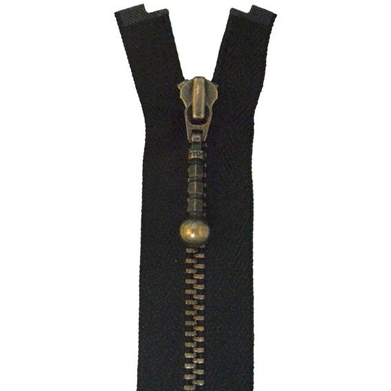 YKK kuglelynlås 20-75 cm sort