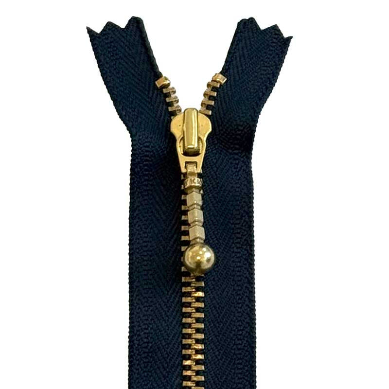 YKK kuglelynlås 15-30 cm marineblå