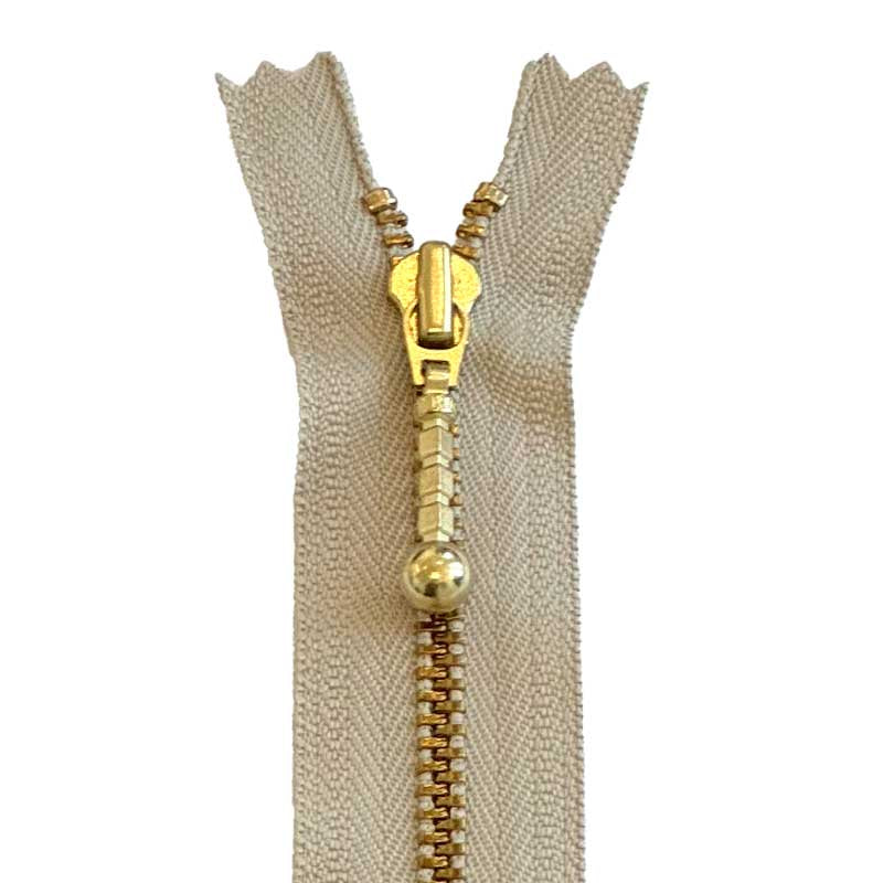 YKK kuglelynlås 15-30 cm sand