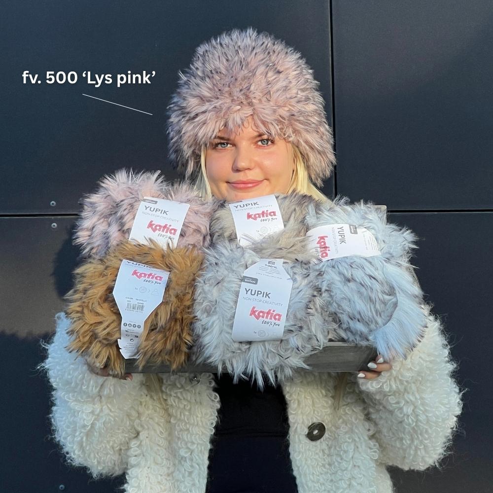 Strikkekit Nem vinterhue i Yupik fra Katia inkl. gratis opskrift