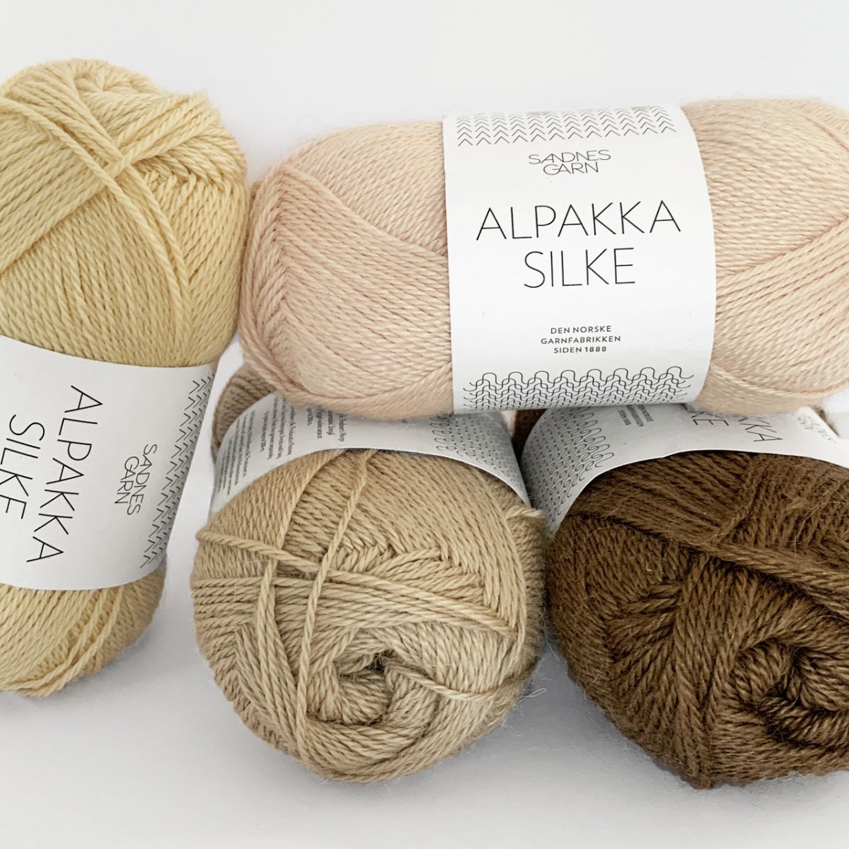Alpakka Silk garn fra Sandnes Garn